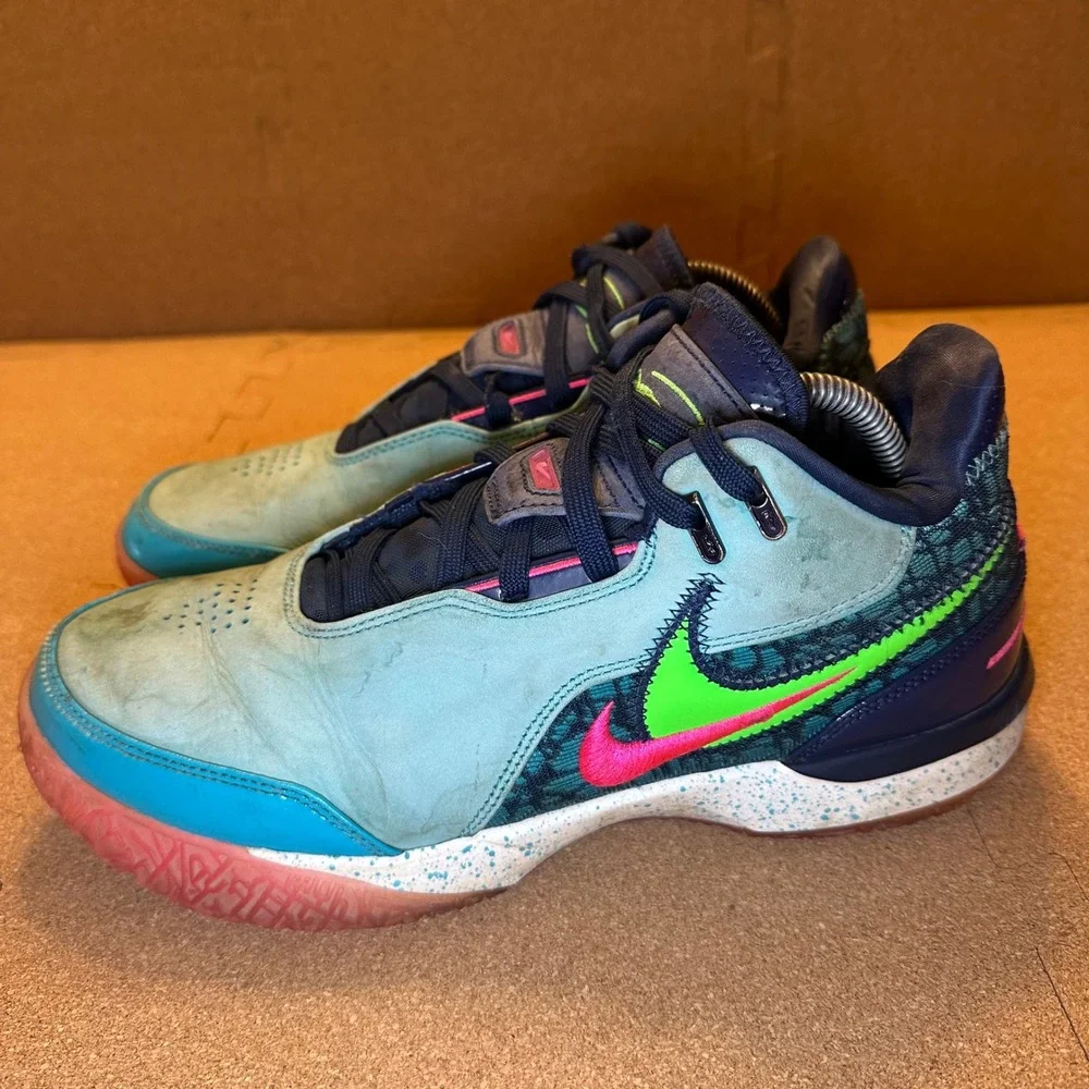 Nike LeBron NXXT Gen Ghost Green Pink Foam Basketball Shoes FJ1566-300 Mens 9